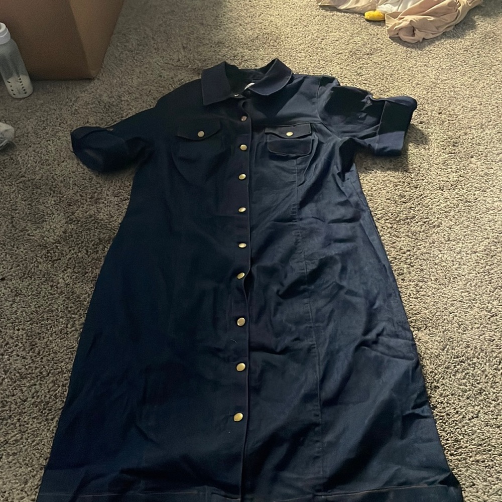Faux Jean dress